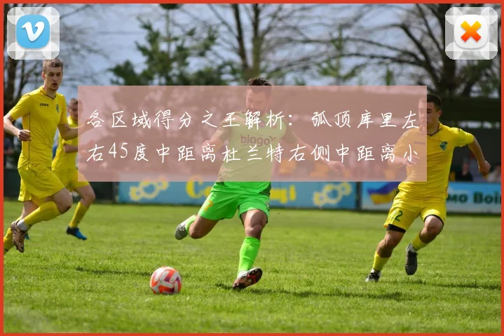 各区域得分之王解析：弧顶库里左右45度中距离杜兰特右侧中距离小卡的精彩表现