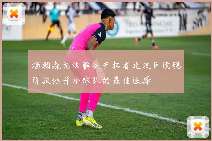 杨瀚森无法解决开拓者进攻困境现阶段他并非球队的最佳选择